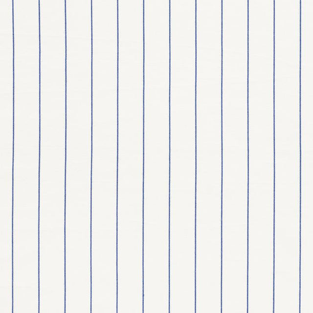 Schumacher Cavett Stripe Blue Fabric