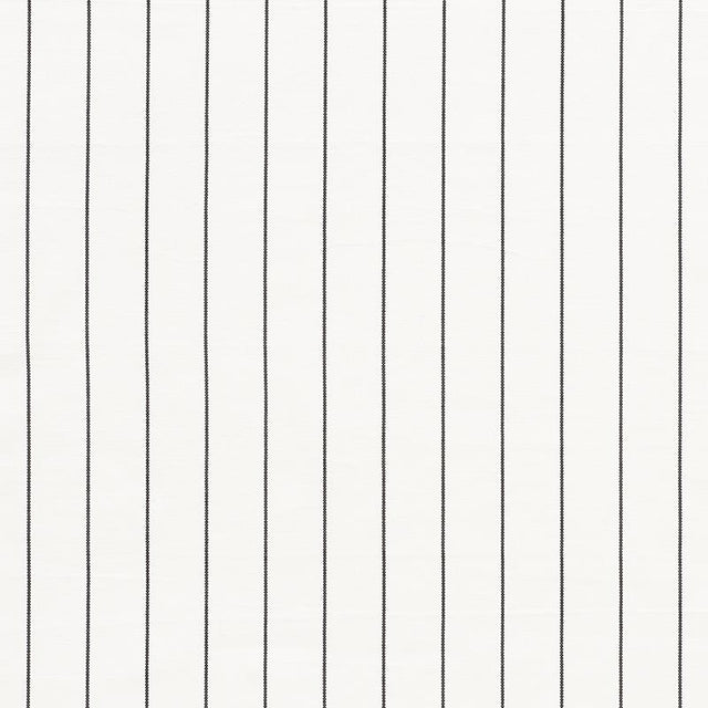 Schumacher Cavett Stripe Charcoal Fabric