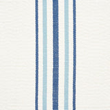 Schumacher Scarset Stripe Blues Fabric