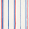Schumacher Scarset Stripe Blue  & Red Fabric