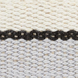 Schumacher White Black & Silvery Blue Ile Saint-Louis Narrow Tape