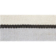 Schumacher White Black & Silvery Blue Ile Saint-Louis Medium Tape
