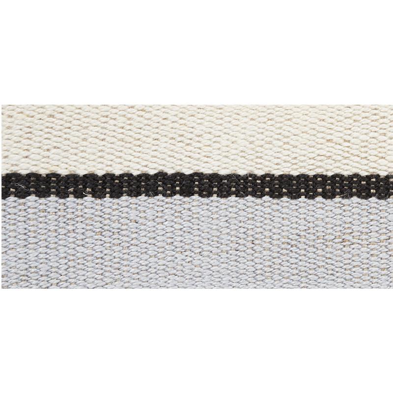 Schumacher White Black & Silvery Blue Ile Saint-Louis Medium Tape