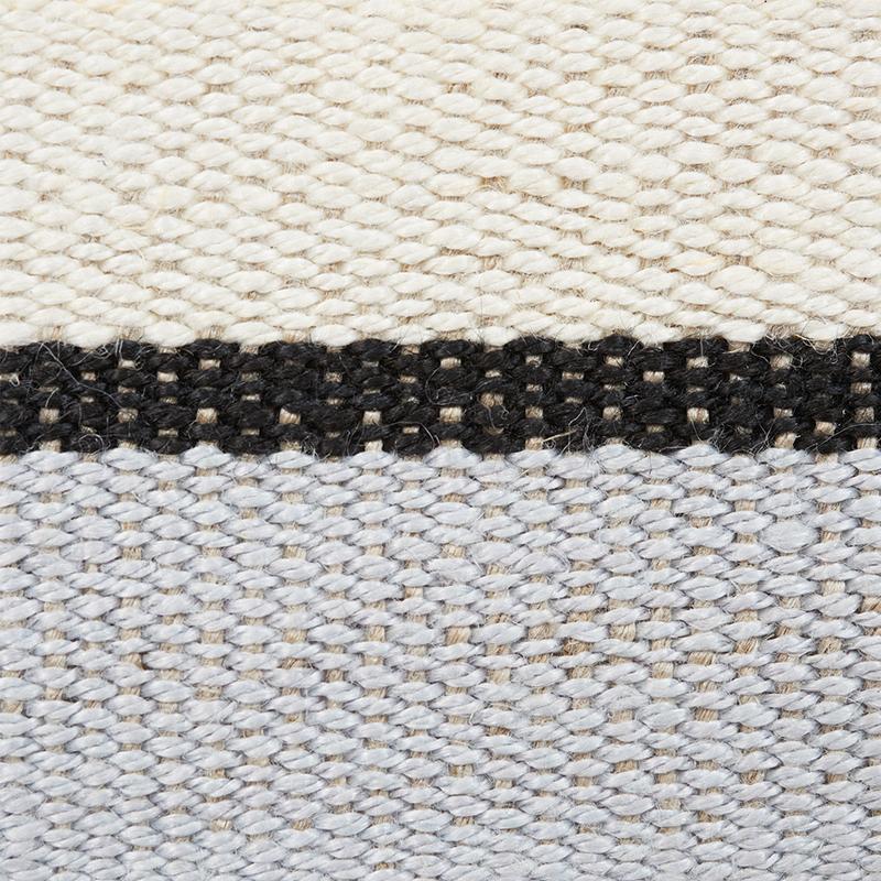 Schumacher White Black & Silvery Blue Ile Saint-Louis Medium Tape