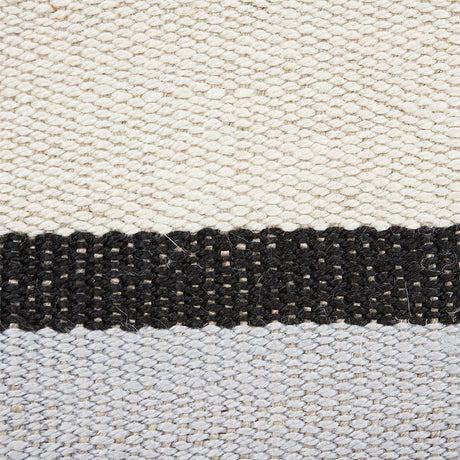 Schumacher White Black & Silvery Blue Ile Saint-Louis Wide Tape