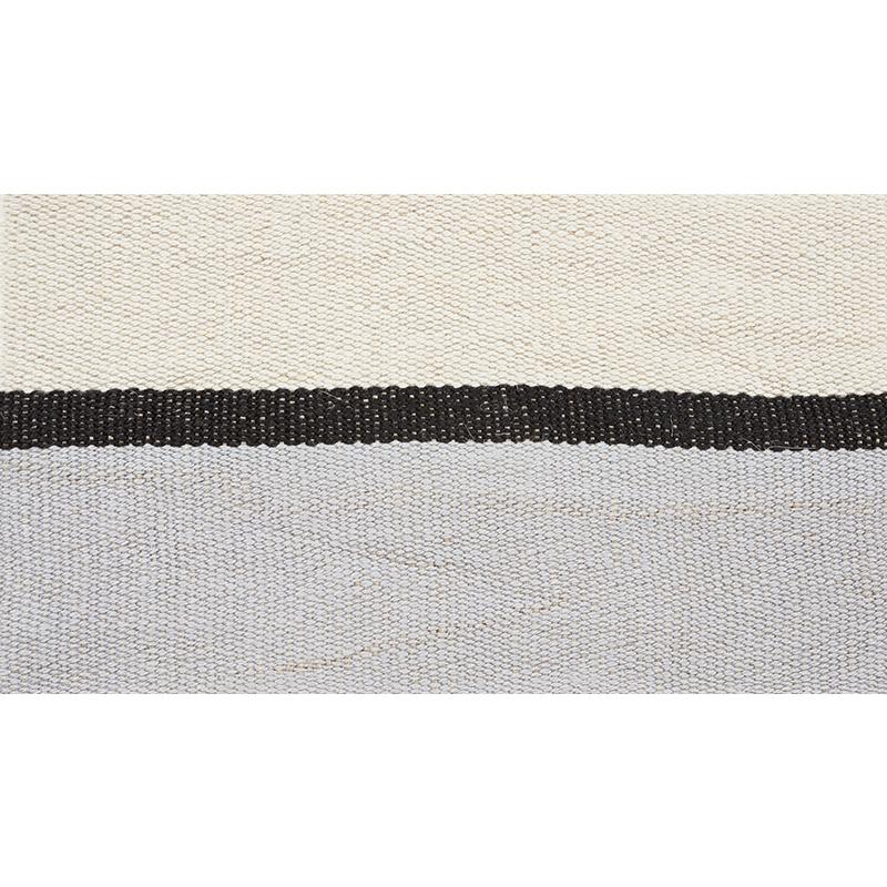 Schumacher White Black & Silvery Blue Ile Saint-Louis Wide Tape