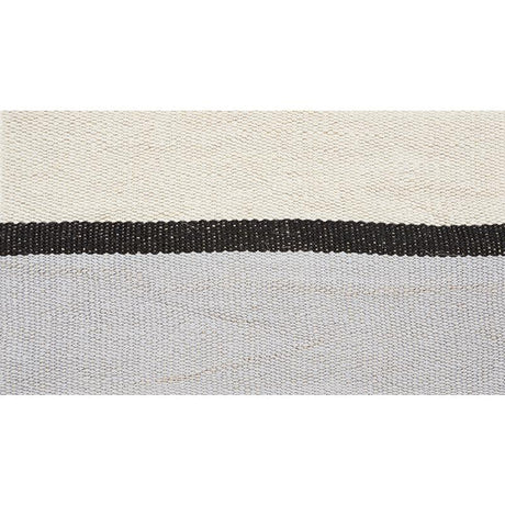 Schumacher White Black & Silvery Blue Ile Saint-Louis Wide Tape