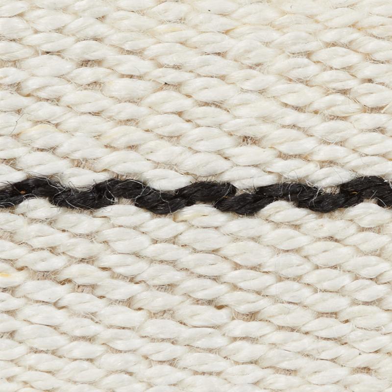 Schumacher White & Black Agnes Narrow Tape