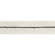 Schumacher White & Black Agnes Narrow Tape