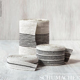 Schumacher White & Black Agnes Wide Tape