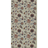 G P & J Baker BAKER'S INDIENNE EMBROIDERY INDIGO/RED Drapery Fabric