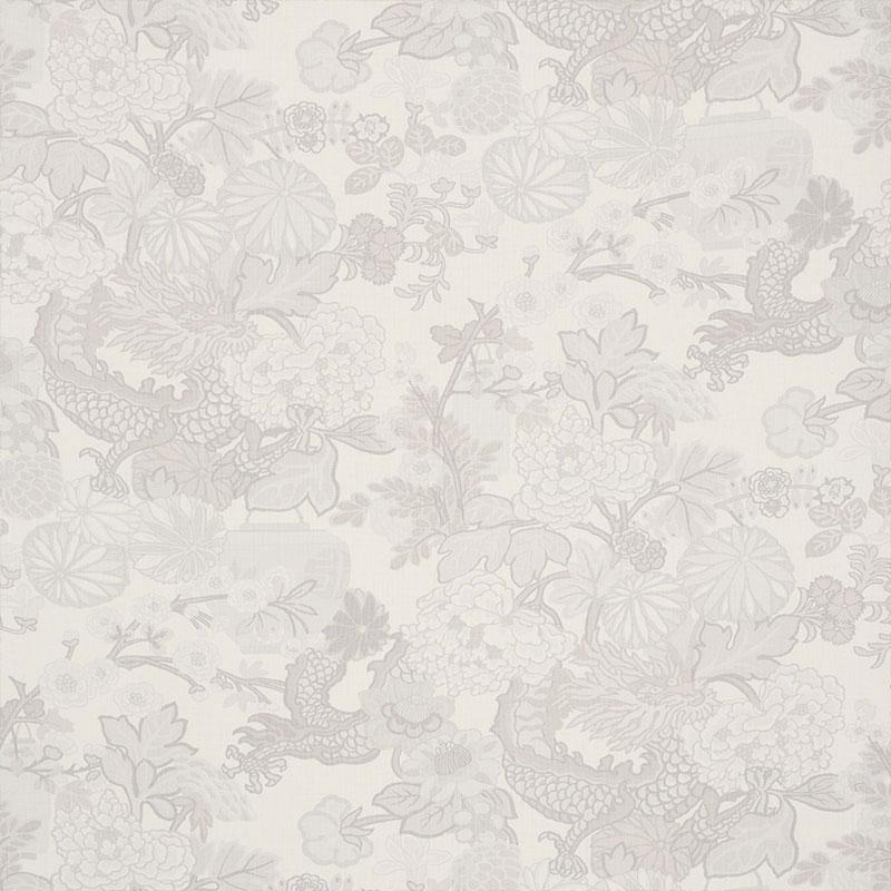 Schumacher Chiang Mai Dragon Limestone Fabric