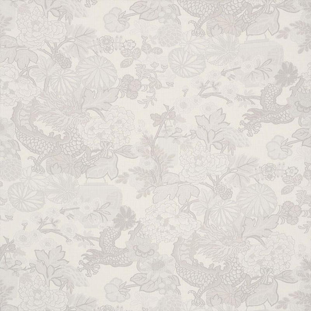 Schumacher Chiang Mai Dragon Limestone Fabric