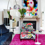 Schumacher Chiang Mai Dragon Limestone Fabric