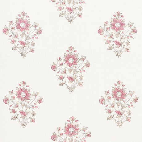 Schumacher Beatrice Bouquet Pink Fabric