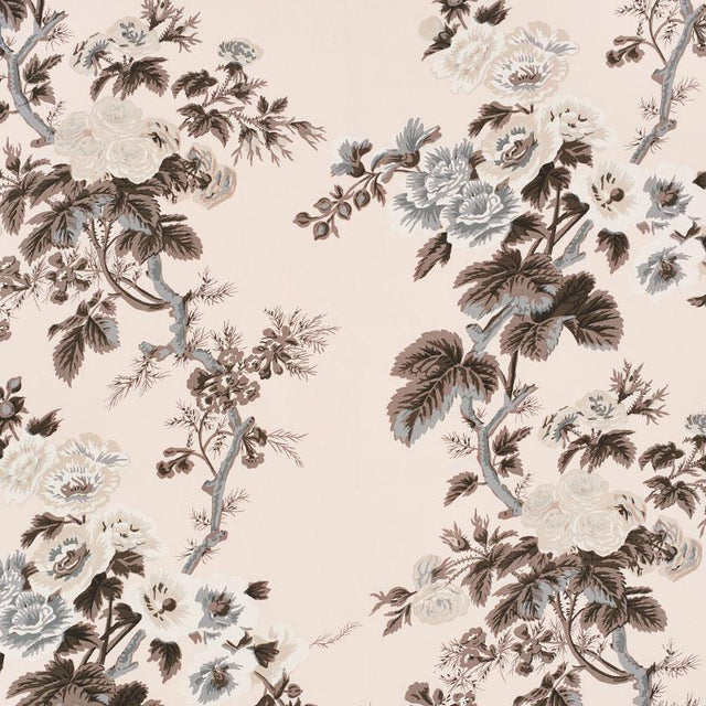 Schumacher Pyne Hollyhock Blush Fabric