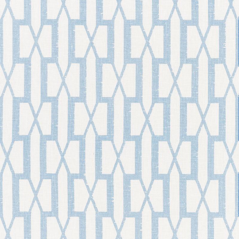 Schumacher Belvedere Sky Fabric