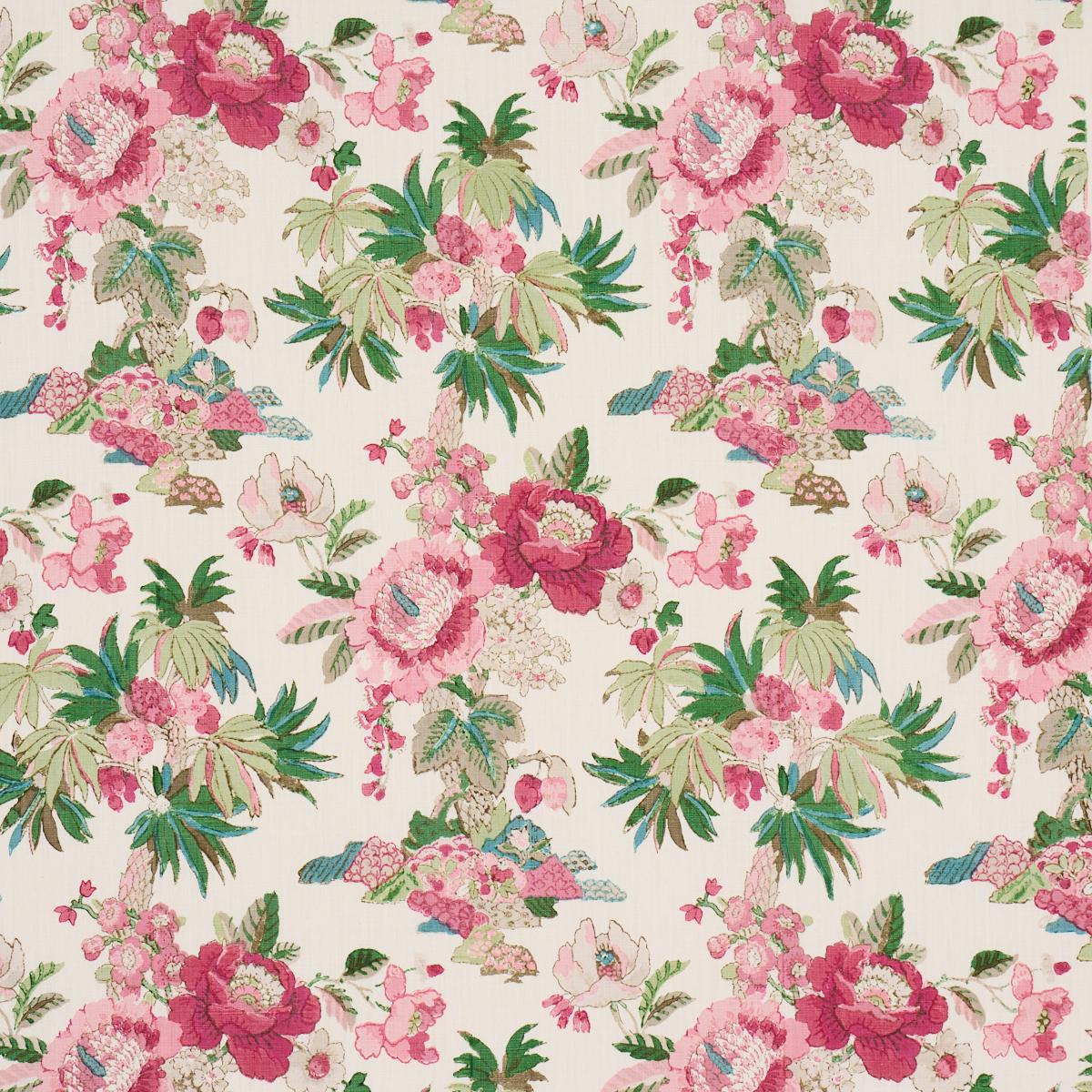 Schumacher Floribunda Document Fabric