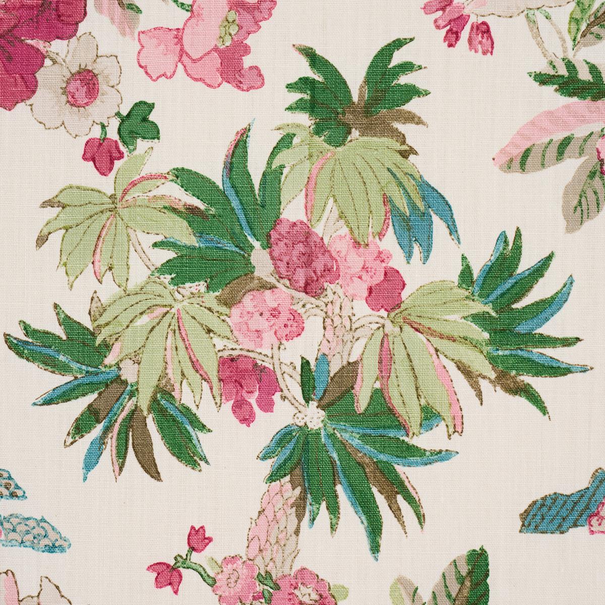 Schumacher Floribunda Document Fabric