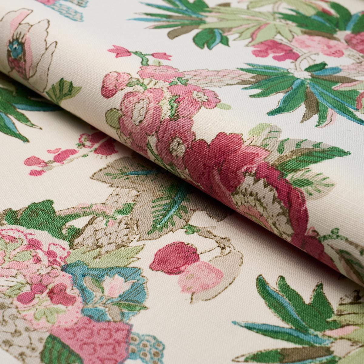 Schumacher Floribunda Document Fabric