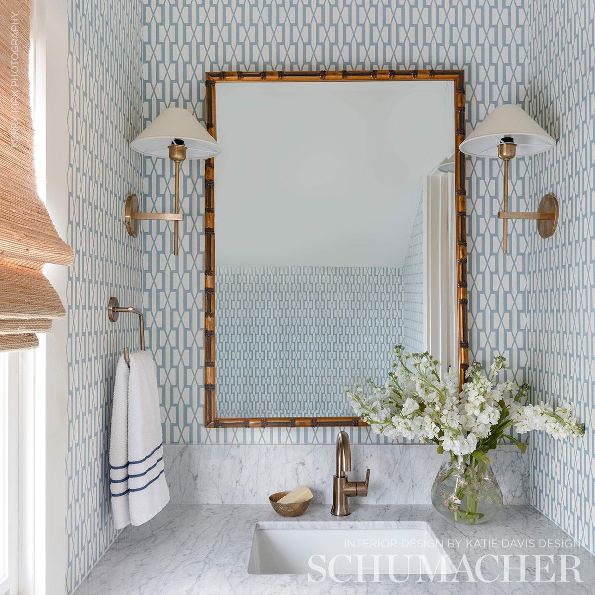 Schumacher Belvedere Sky Wallpaper