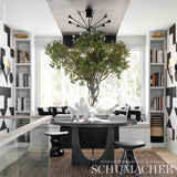 Schumacher Binary Panel Set Black Wallpaper