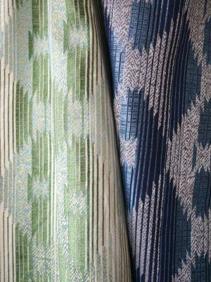 Old World Weavers Tundar Blanket Ozone Blue Drapery Fabric