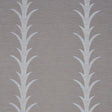 Schumacher Acanthus Stripe Vinyl Grey Wallpaper
