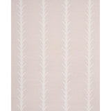 Schumacher Acanthus Stripe Vinyl Limestone Wallpaper