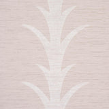 Schumacher Acanthus Stripe Vinyl Limestone Wallpaper