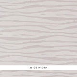 Schumacher Ripple Vinyl Taupe Wallpaper