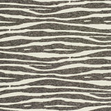 Schumacher Ripple Vinyl Black & Ivory Wallpaper