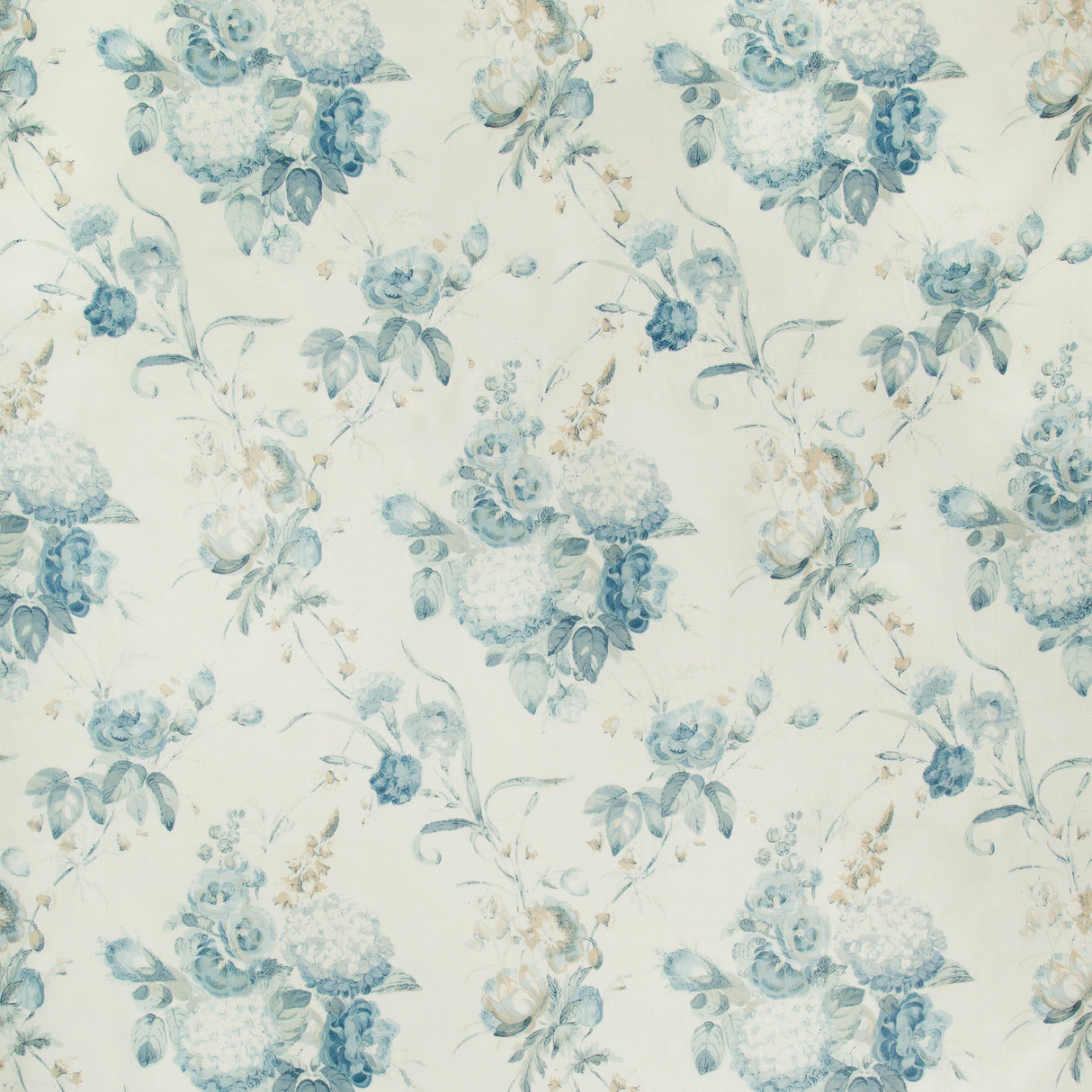 Lee Jofa ADELYN HANDBLOCK BLUE Fabric
