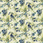 Kasmir Graceful Bloom Blue Fabric
