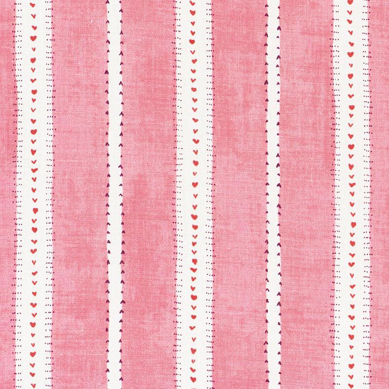 Schumacher Amour Raspberry Fabric