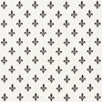 Schumacher Fleur De Lis Charcoal Fabric