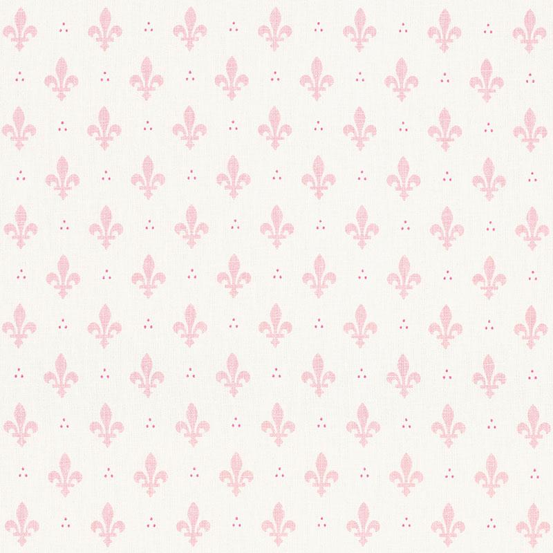 Schumacher Fleur De Lis Blush Fabric