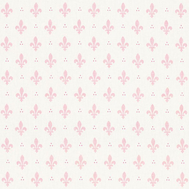 Schumacher Fleur De Lis Blush Fabric