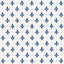 Schumacher Fleur De Lis Bleu & Rouge Fabric