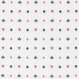 Schumacher Le Joueur Matelass Rouge Et Noir Fabric