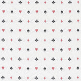 Schumacher Le Joueur Matelass Rouge Et Noir Fabric