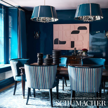 Schumacher Le Matelot Blue Fabric