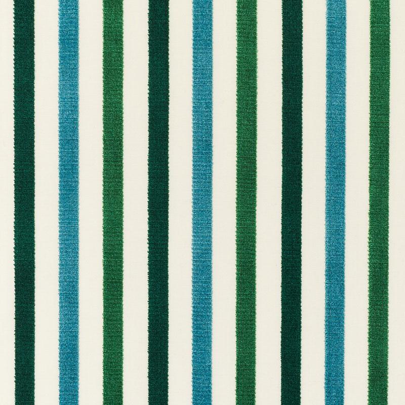 Schumacher Le Matelot Peacock Fabric