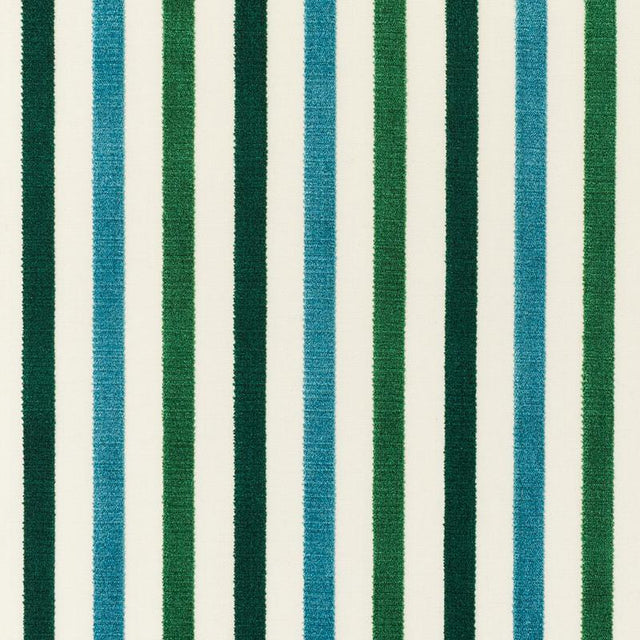 Schumacher Le Matelot Peacock Fabric