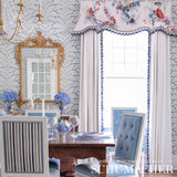 Schumacher Le Matelot Peacock Fabric