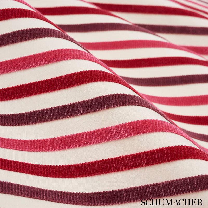 Schumacher Le Matelot Berry Fabric