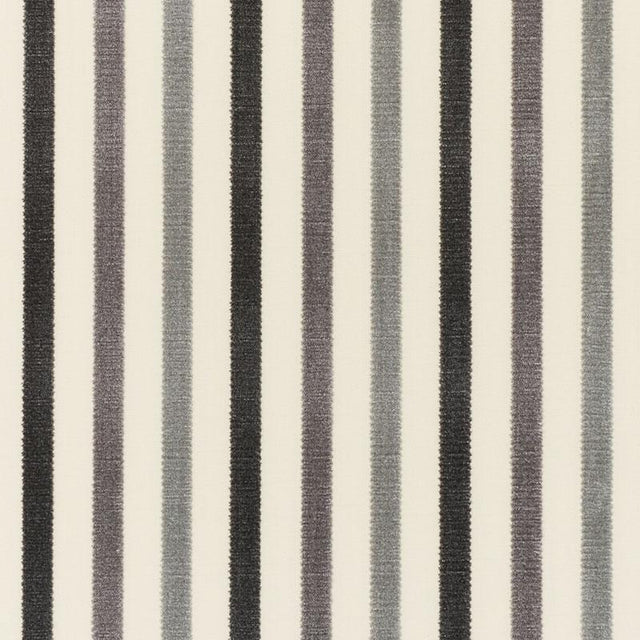 Schumacher Le Matelot Charcoal Fabric