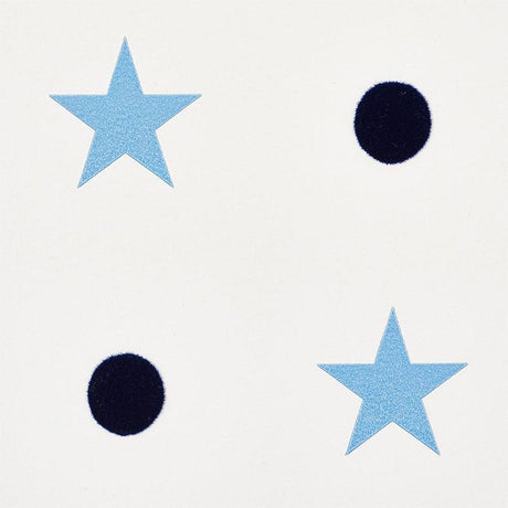 Schumacher Etoiles Et Points Blues Wallpaper