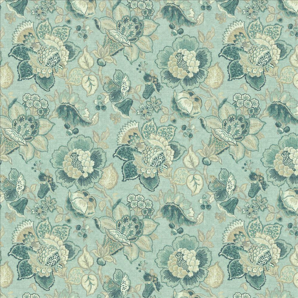 Kasmir Parisian Park Seafoam Fabric