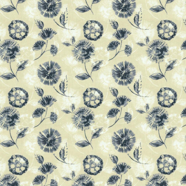 Kasmir Renew Navy Fabric